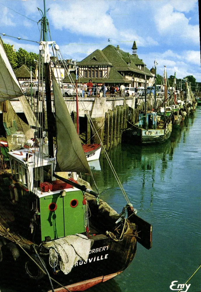 Trouville — Fischereihafen an der Touques — Editions Normandies LECONTE n°4210 - Vorderseite