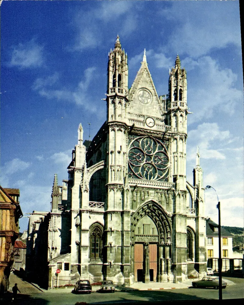 Vernon (Eure) — Catedral (séculos XII e XIV) — Gabycolor, Nantes - Frente