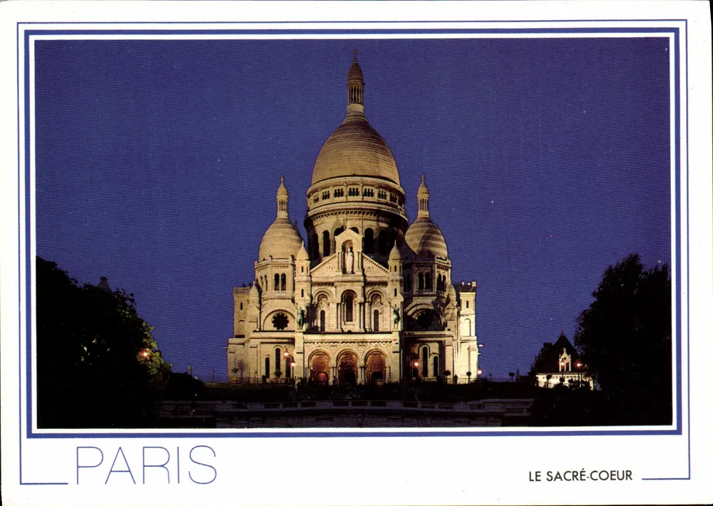 París — La Basílica del Sagrado Corazón — Ediciones CHANTAL, París, n°611 - Anverso