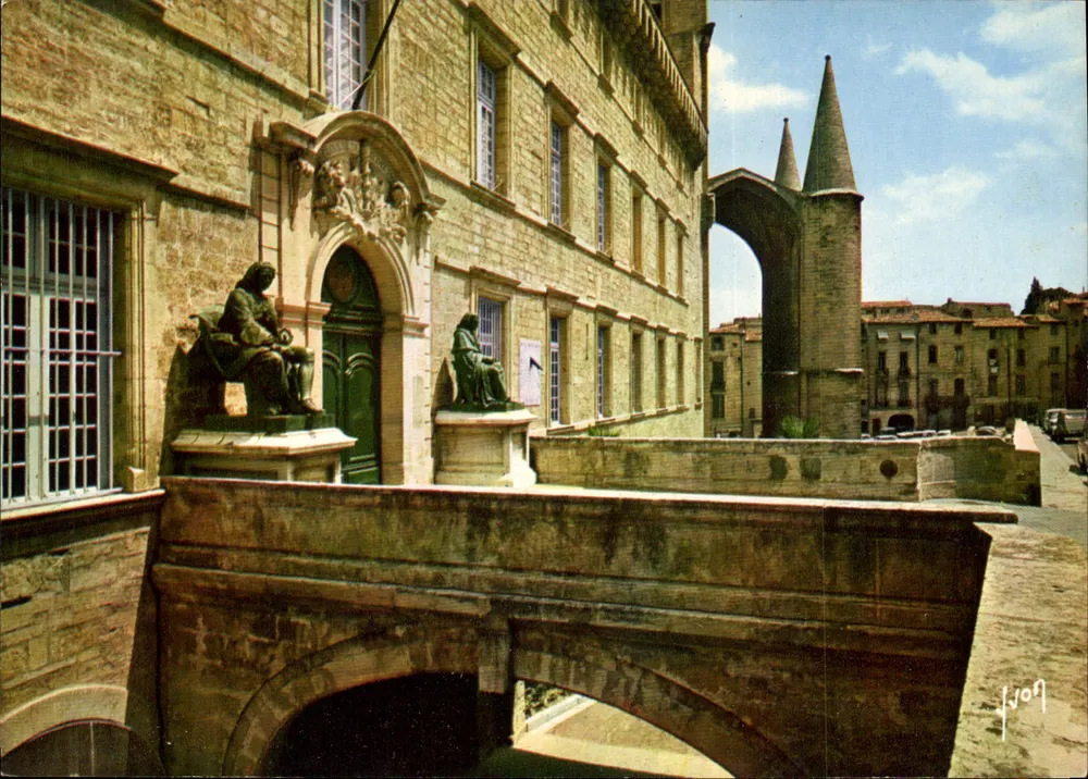 Montpellier — Entrata della Facoltà di Medicina — Edizioni d'arte Yvon - Recto
