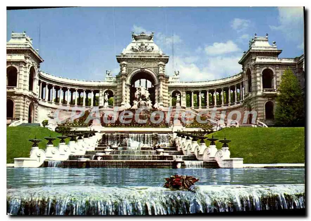 Le Palais Longchamp — Marseille — Éditions de France - Recto