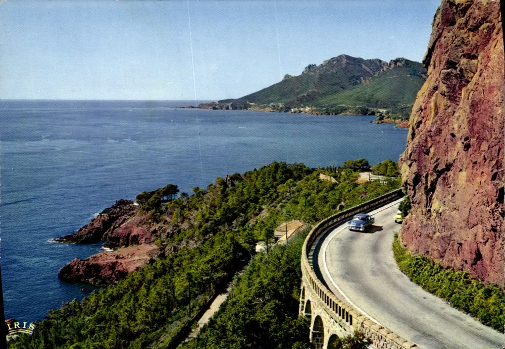 Straße der Corniche d'Or — Port Grimaud — Mexichrome Editions - Vorderseite