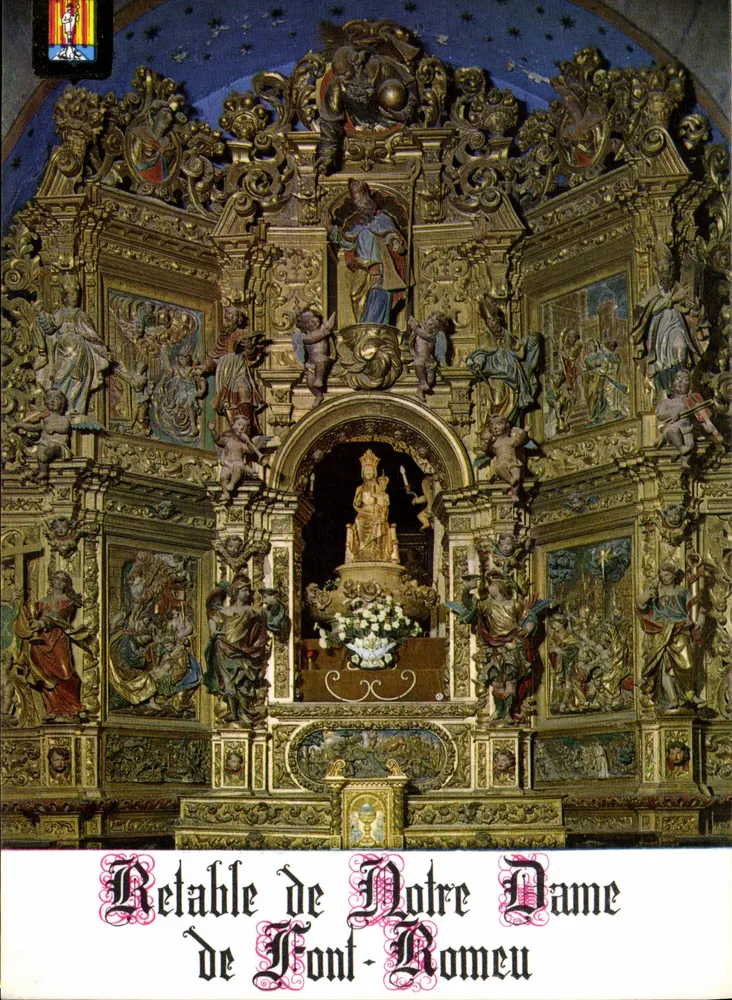 Retabel Najświętszej Maryi Panny z Font-Romeu — wydawca Editions JINO, nr 1384 - Awers
