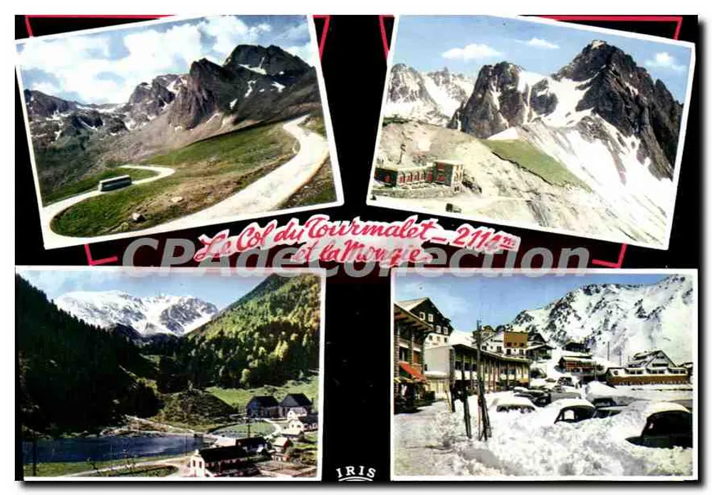 O Col do Tourmalet - 2114 m. e a Mongie — Edições Adrienus & Théodol - Frente