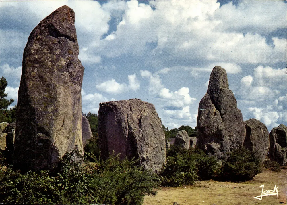 Alignements du Ménec — Carnac, França — Éditions d'Art de Bretagne, n° 56340 - Frente