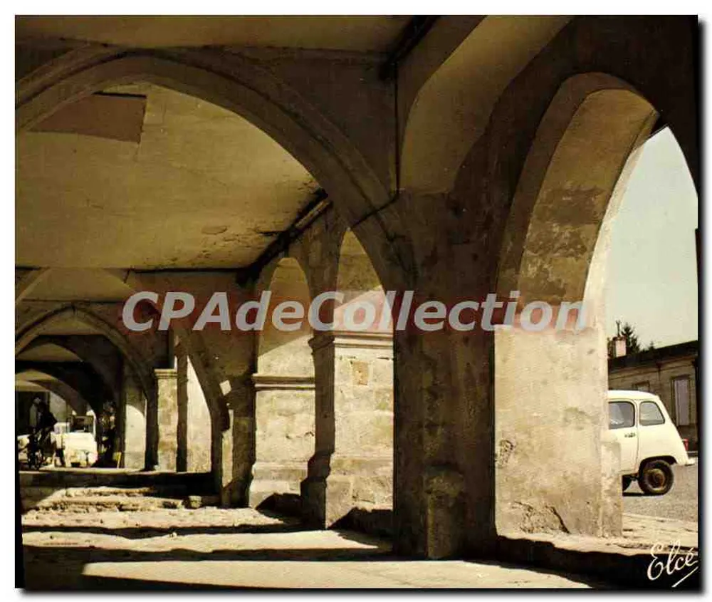 Die Arcaden der Place de la Cathédrale — Bazas (33) — L. Chatagnéau, Bordeaux - Vorderseite