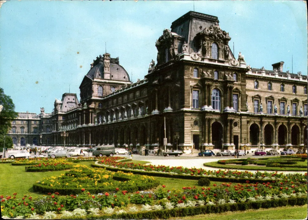 The Louvre and its Parterres — Paris — Édug Paris, no. PAR 11 - Front