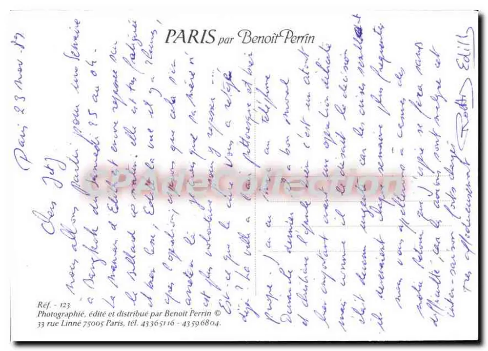 Parigi — Cattedrale di Notre-Dame — di Benoît Perrin - Verso