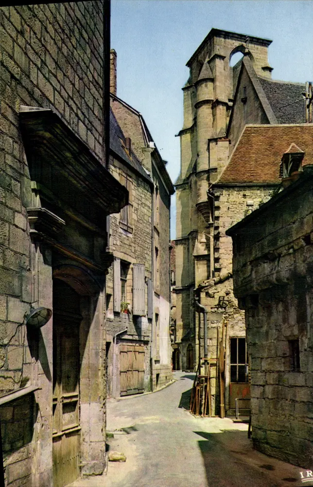 Sarlat (Dordogne) — Ansicht der alten Kirche Sainte-Marie (14. Jahrhundert) — Editions Modernes ThéoJat, Limoges - Vorderseite