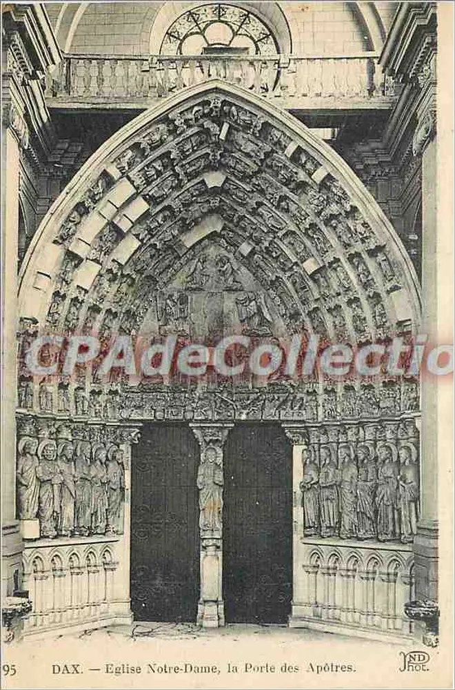 DAX — Kirche Notre-Dame, das Tor der Apostel — JND Phot. - Vorderseite