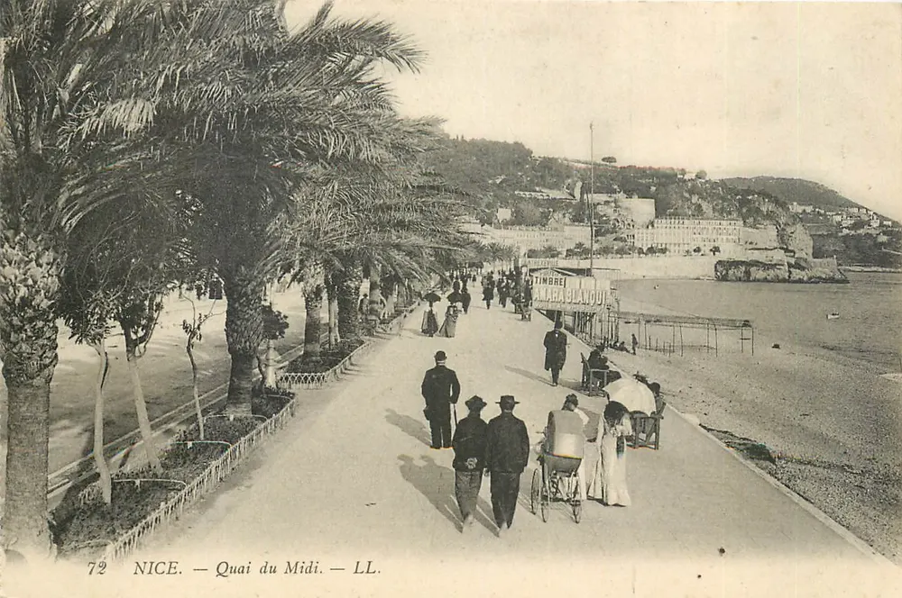 Nice — Quai do Meio-dia — LL. — N°72 - Frente
