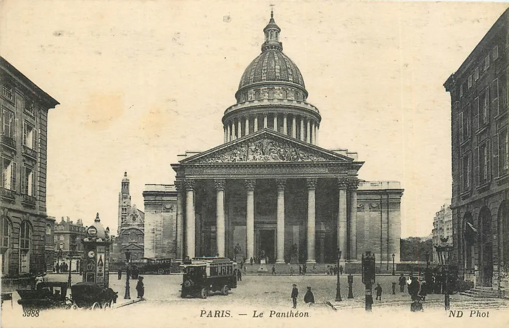 Paris — O Panteão — ND Phot - Frente
