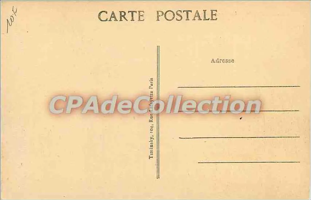 Vincennes — A Capela da Caserna — T. M. K. - Verso