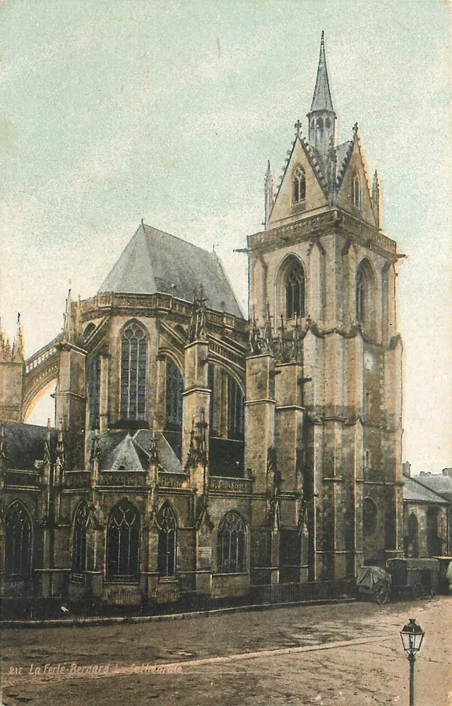 La Ferté-Bernard - A catedral — editor AQUA PHOTO PARIS, série 12 vistas - Frente
