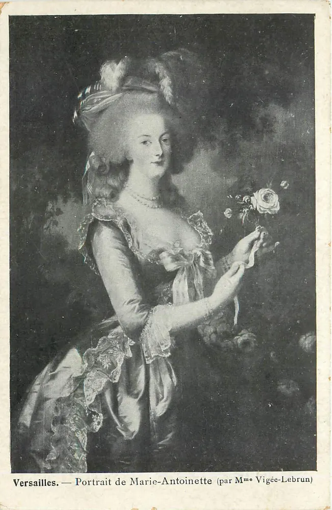 Versailles — Portrait der Marie-Antoinette (von Mme Vigée-Lebrun) - Vorderseite