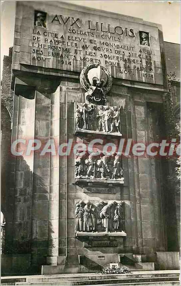 Monumento aos Soldados e Civis de Lille — Editor: Éditions de la Science et de la Culture, n° 9043 - Frente