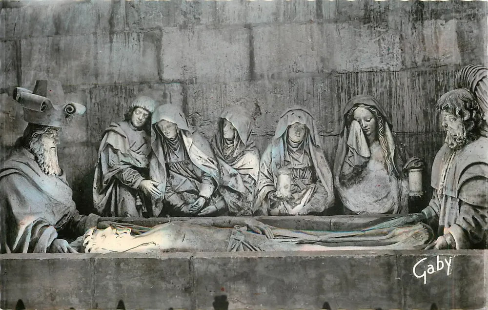 Louviers (Eure) — Kirche Notre-Dame, das Grab des Christus (15. Jahrhundert) — Gaby, Nantes - Vorderseite