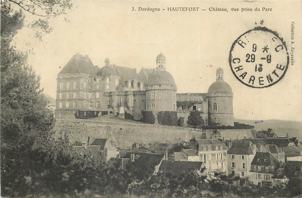 Hautefert — Schloss, Ansicht vom Park — Sammlung A. Varganle - Vorderseite