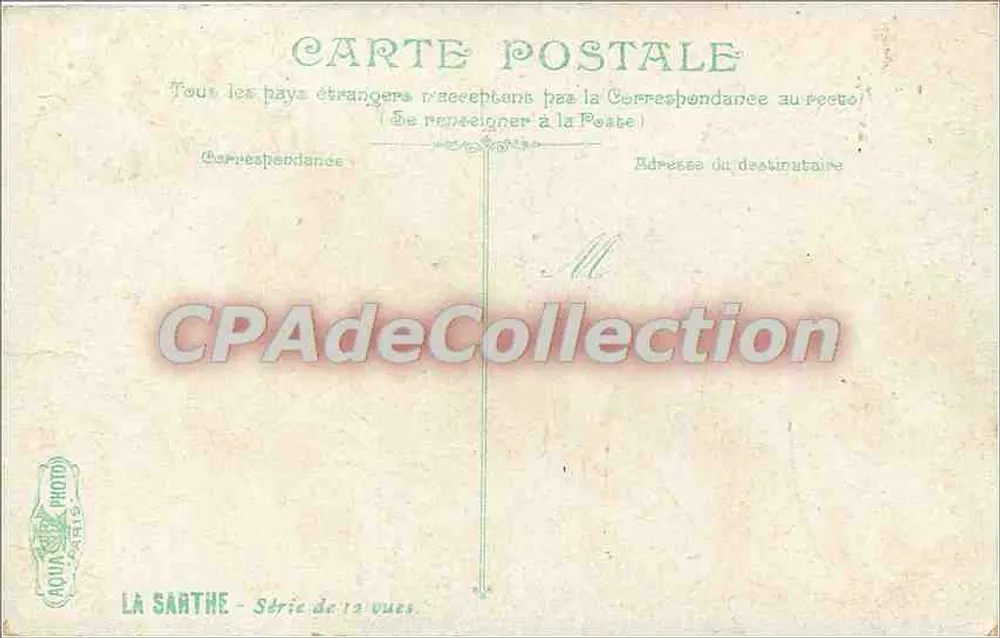 Le Mans. O Grabatoire — editor V. & C°, n° 131 - Verso