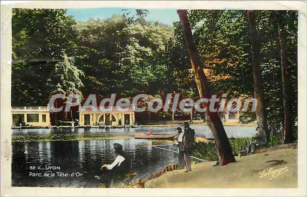Park van de Tête-d'Or — Lyon — Uitgave La Cigogne - Voorkant