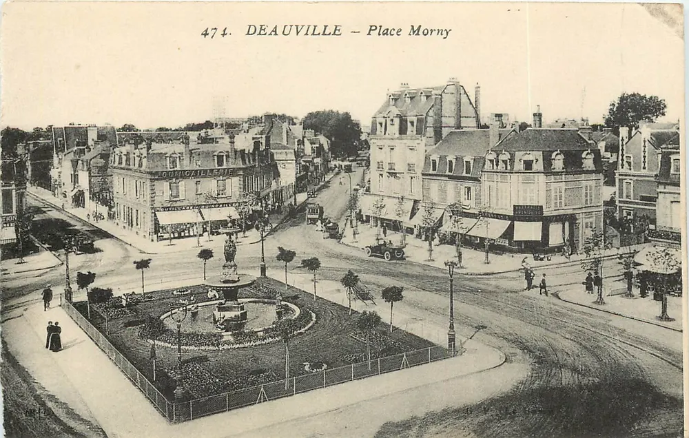 Deauville — Praça Morny — Editor anônimo, n° 474 - Frente