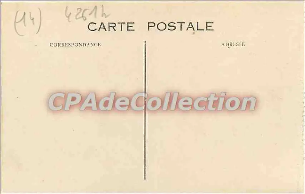 Deauville — Das Casino und der Boulevard de la Mer — G. F. Le Havre, n° 410 - Rückseite