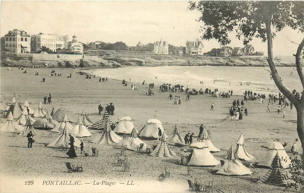 Ponteilac — A Praia — LL — n°229 - Frente