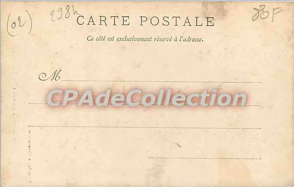 Longpont — As Torres — R. Caillard, editor em Villers-Cotterets, n° 1339 - Verso