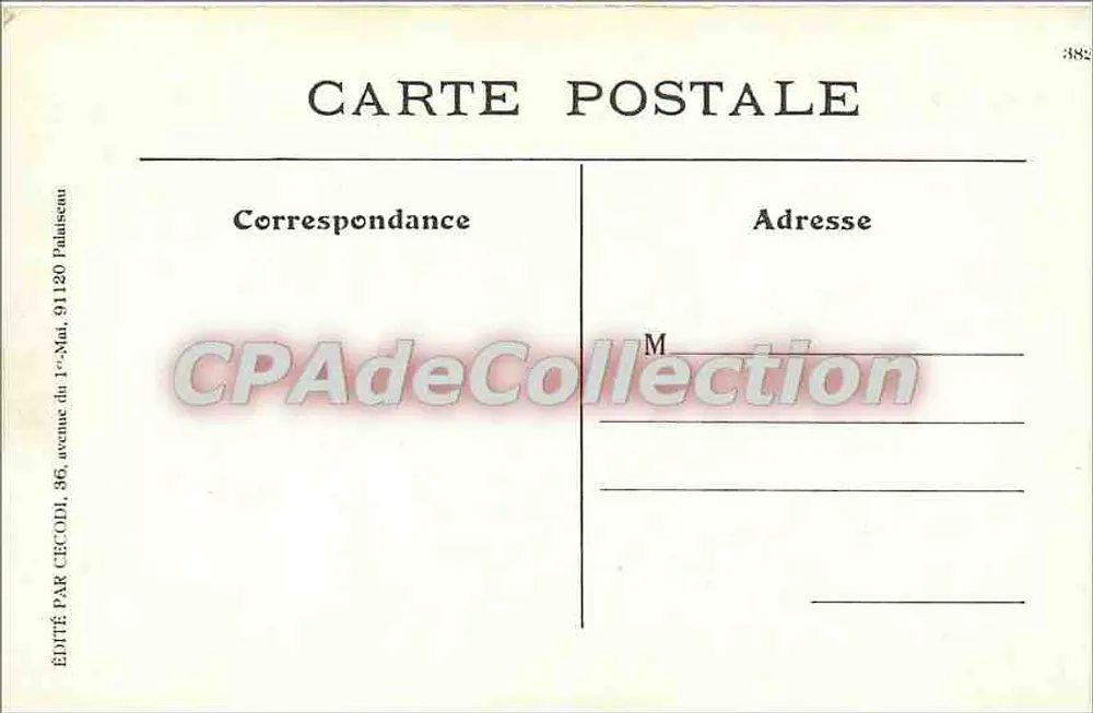 Fort-Mahon-Plage - O Tramway, estação terminal — Edição Poëcle, n°6 - Verso
