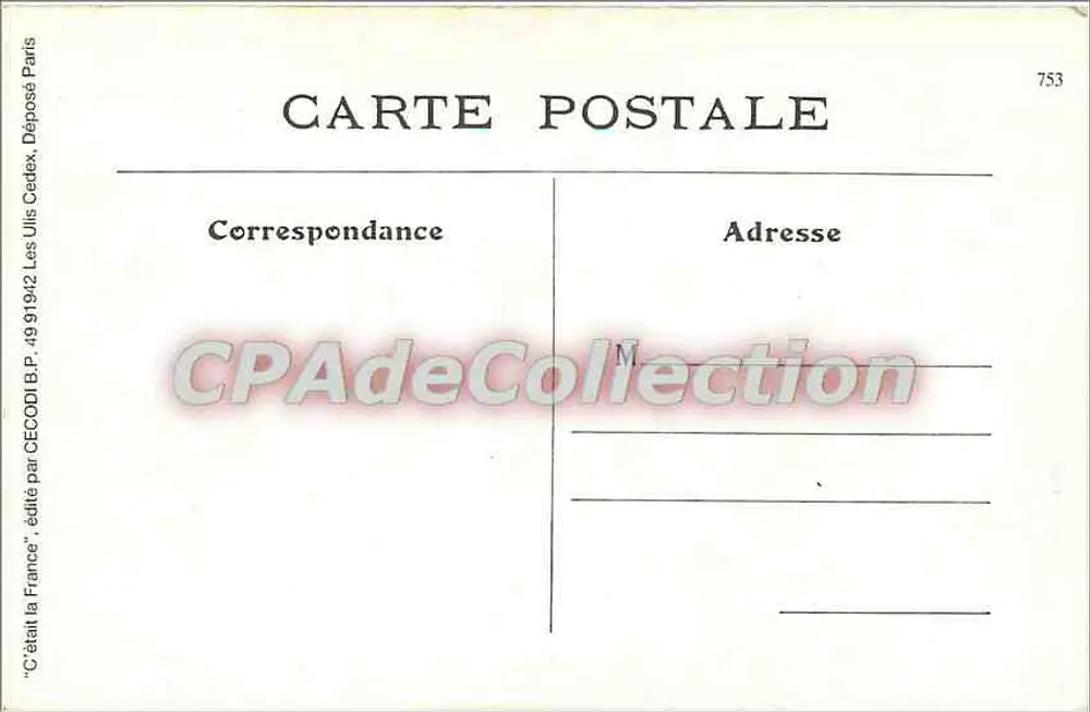 IN DER NORMANDIE — Die Steinschneiderin — Lib. H. Ermice, Vire - Rückseite