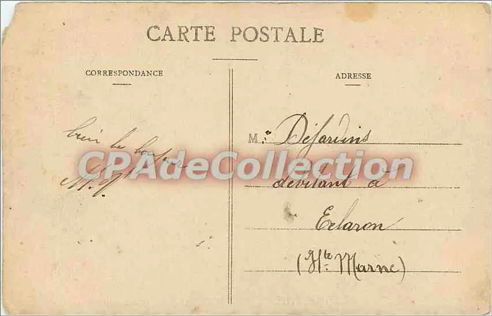 Die letzten Momente des Vaters 200 — Klasse 1907 — Verlag nicht sichtbar - Rückseite