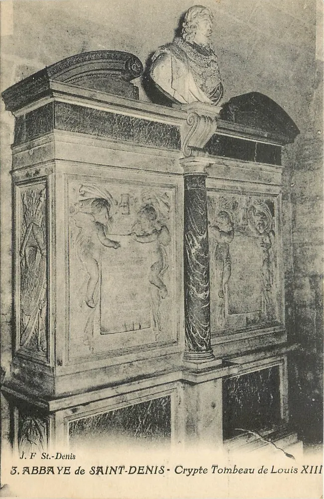 Abbazia di San Dionigi — Cripta, Tomba di Luigi XIII — J.F. St-Denis, n°3 - Recto