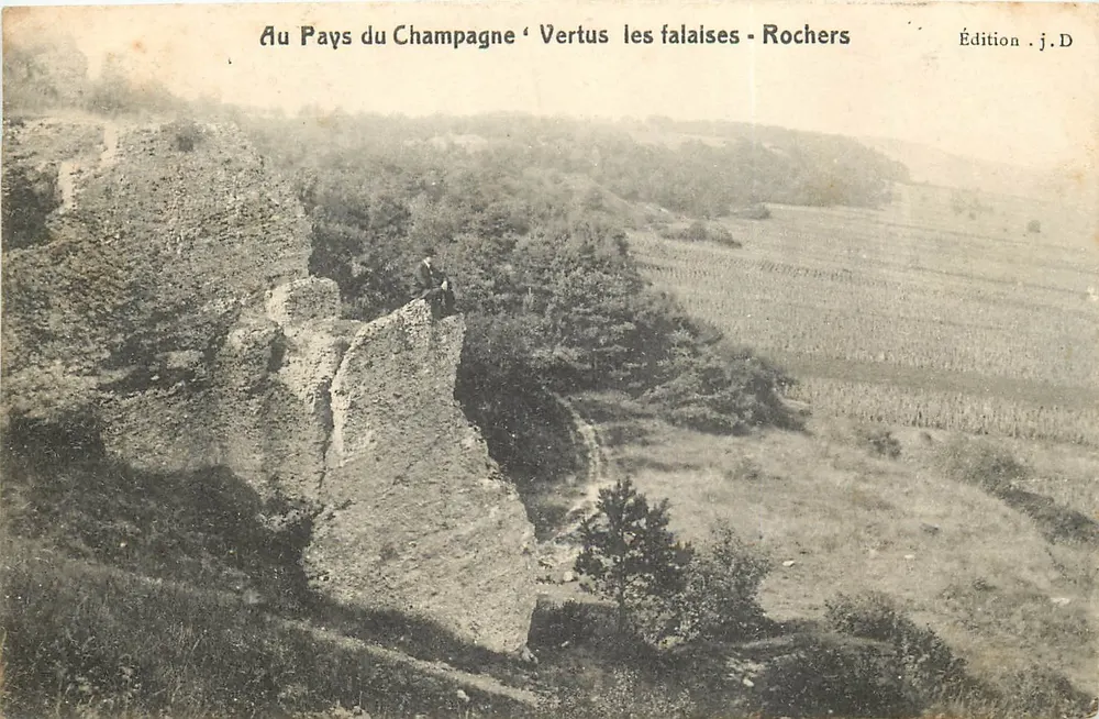 Vertus die Klippen - Felsen — Im Land der Champagne — Edition j.D - Vorderseite