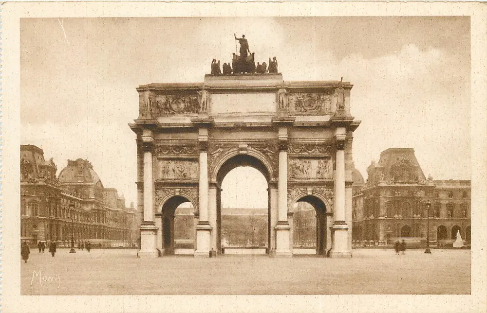 Arc de Triomphe du Carrousel — Paris — Éditions d'Art Mona - Vorderseite