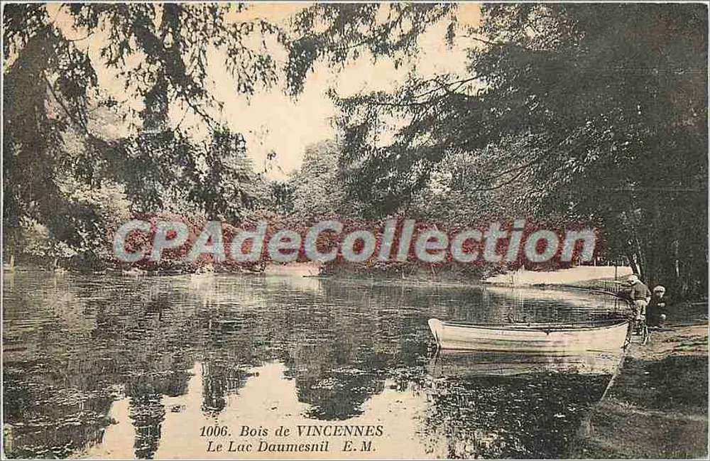 Het meer Daumesnil — Bois de Vincennes — E.M. n°1006 - Voorkant