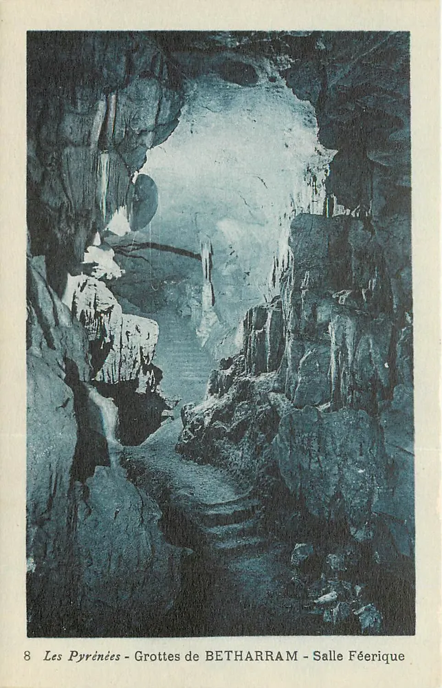 Os Pirineus - Grutas de BETHARRAM - Sala Encantada - Frente
