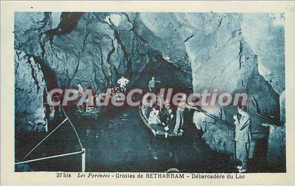 Os Pirineus - Grutas de BETHARRAM - Desembarque no Lago — 37bis - Frente