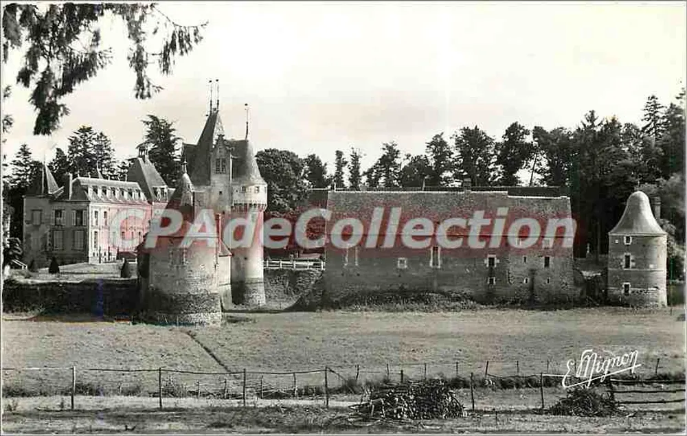 Schloss Fraze (E.-ct-L.) — Ansicht des Schlosses mit Türmen und Park — E. Migrion - Vorderseite