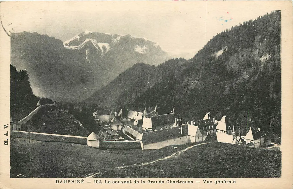 Dauphiné — Das Kloster der Grande-Chartreuse — Allgemeiner Blick — CL.A.V. 102 - Vorderseite