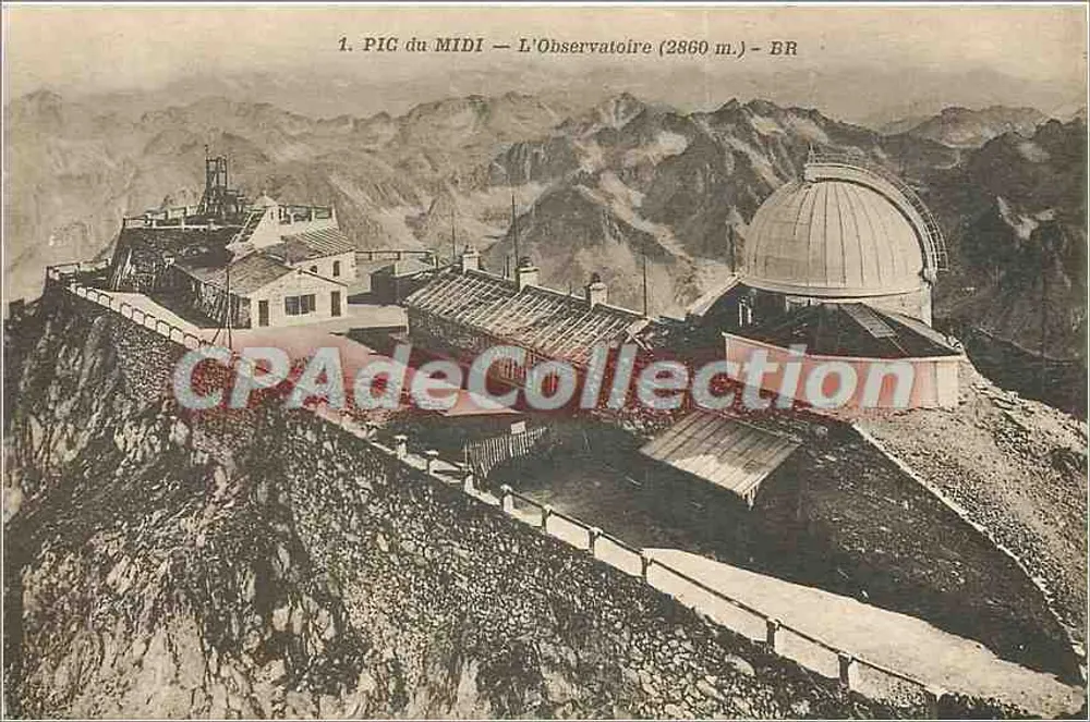 PIC du MIDI — L'Observatoire (2860 m) — BR - Frente