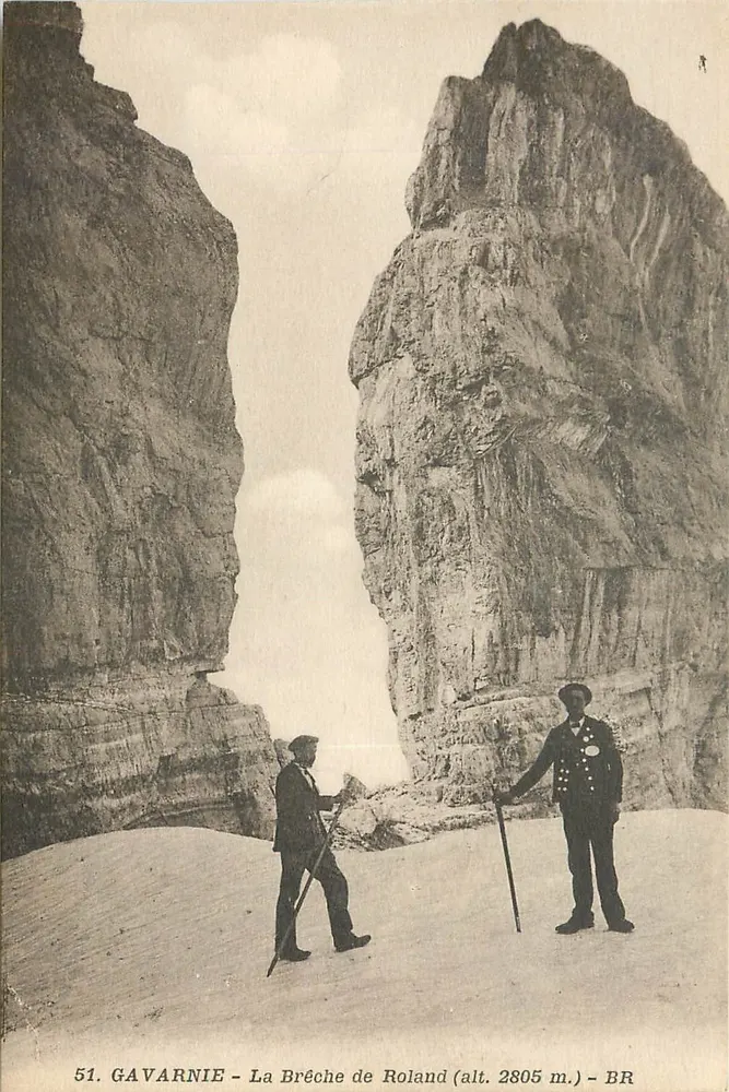 Gavarnie - La Brèche de Roland (Höhe 2805 m.) - BR - Vorderseite
