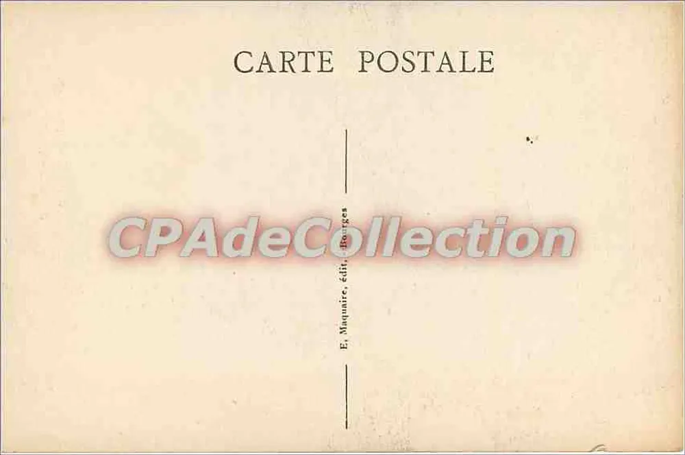 La Chatre (Indre) — A Igreja, vista parcial — Edição Moreau, n°209 - Verso