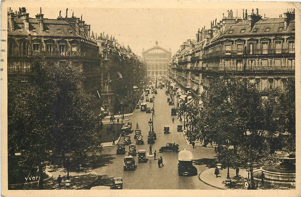 Avenida da Ópera — Paris — Yvory - Frente