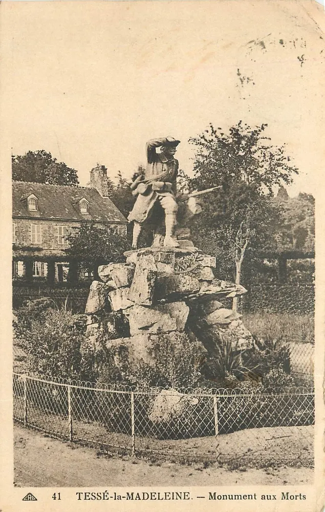 Tessé-la-Madeleine — Monument aux Morts — Editore - Recto