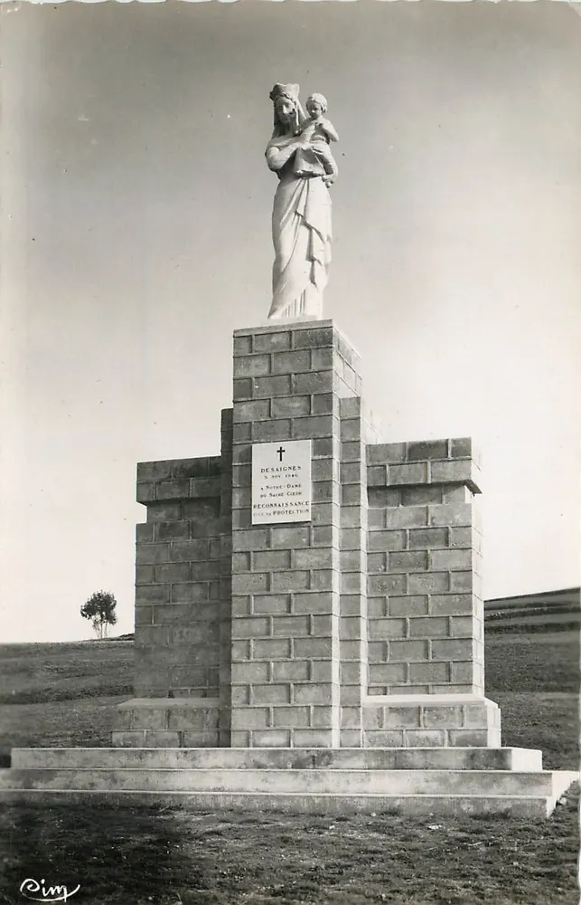 Desaignes (Ardèche) — Señora del Sagrado Corazón — Editor Perizo & Magon - Anverso