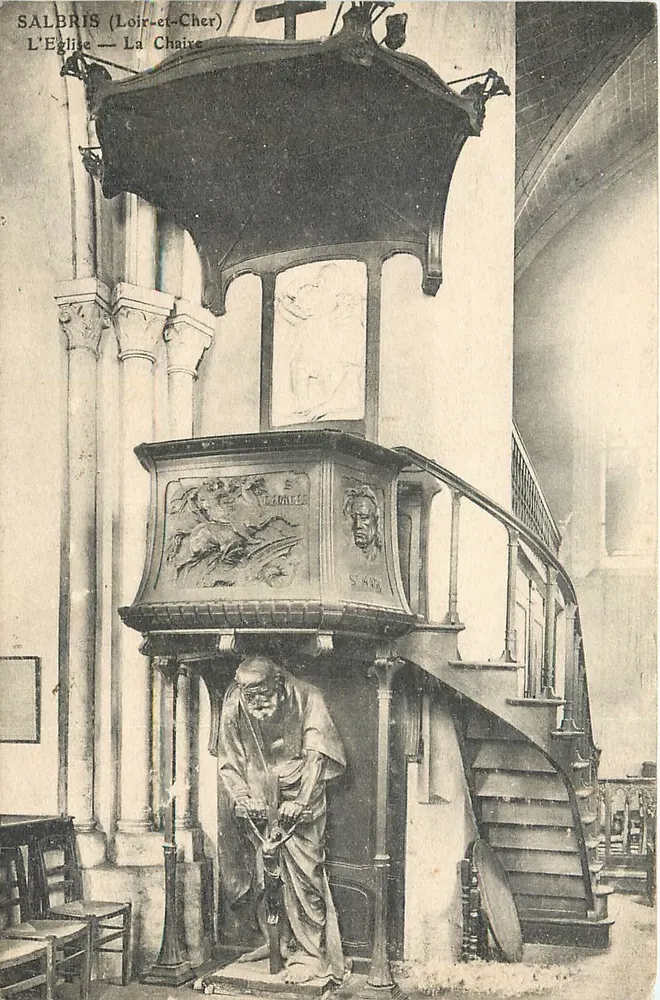 Salbris (Loir-et-Cher) — Die Kirche — Der Predigerstuhl - Vorderseite