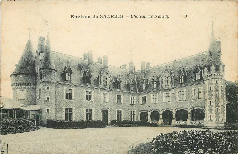 Około SALBRIS — Zamek w Nançay — D T. - Awers