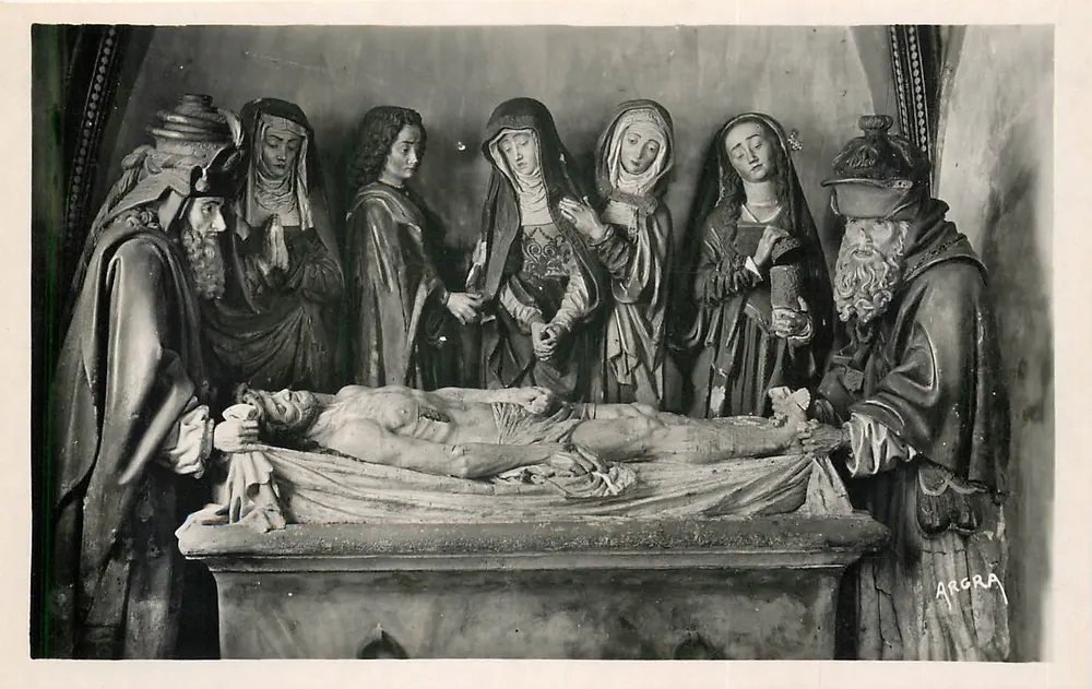 Salers (Cantal) — Die Beisetzung (15. Jahrhundert) — Les Art Graphiques de la Cadière - TOULOUSE - Vorderseite