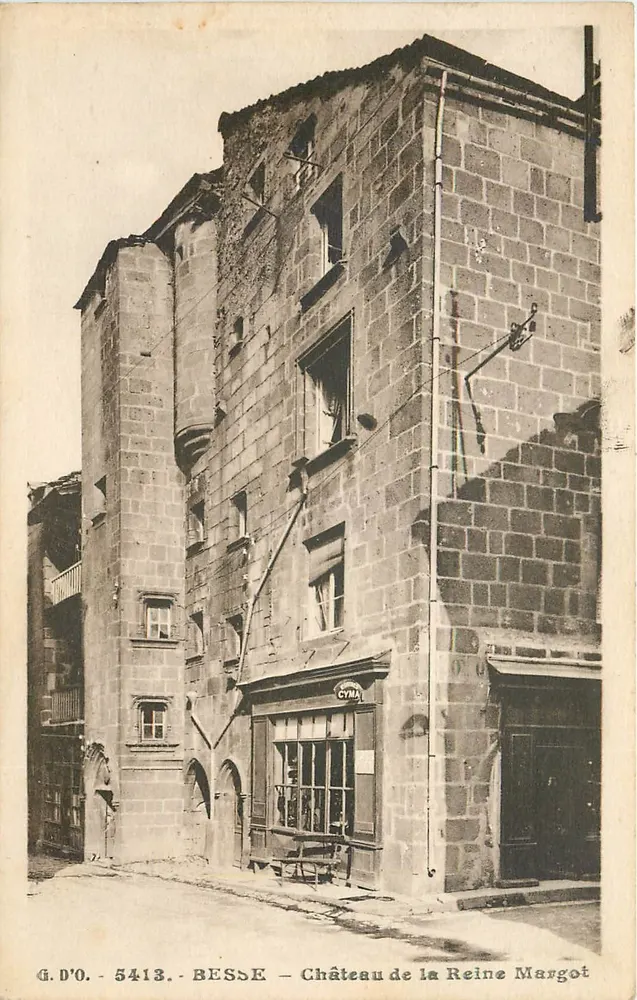 Besse - Schloss der Königin Margot — G. D'O. n° 5413 - Vorderseite