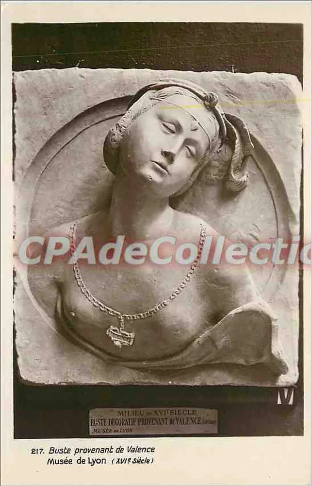 Busto proveniente de Valence — XVIIe siècle — Musée de Lyon - Frente
